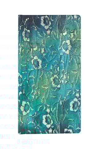 Gelinieerd Notitieboekje Kuro Turquoise en Groen - 9 x 18 cm