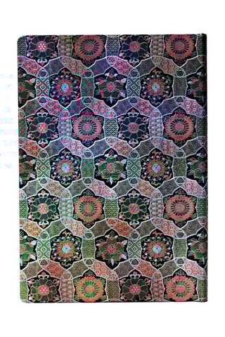 Gelinieerd Notitieboekje Chakra Zwart en Groen - 13 x 18 cm