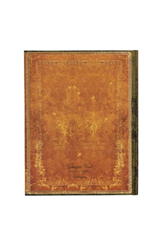 Notitieboekje Verdi, Carteggio Donkeroranje - 18 x 23 cm