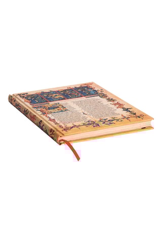Gelinieerd Notitieboek Enfer - 144 pagina's Beige en Blauw - 18 x 23 cm