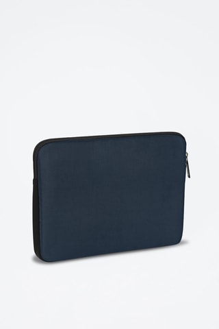 Laptophoes 11,6” - Marineblauw en Zwart