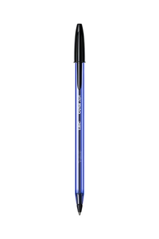 50 Balpennen Cristal Soft- Zwarte Inkt