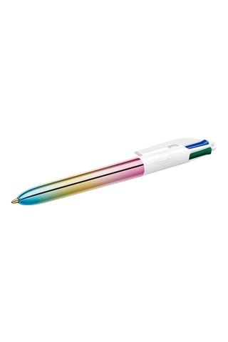 12 Balpennen met 4 kleuren- 4 Inktkleuren