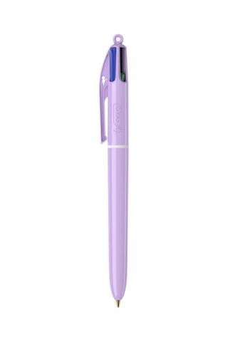 12 Balpennen Pastel - 4 Inktkleuren