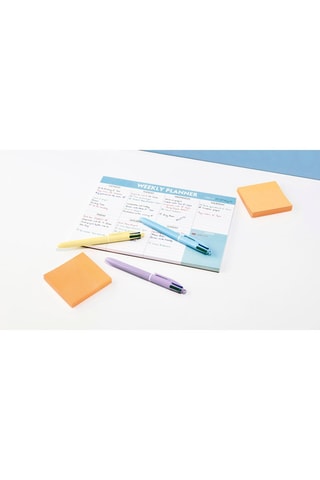 12 Balpennen Pastel - 4 Inktkleuren