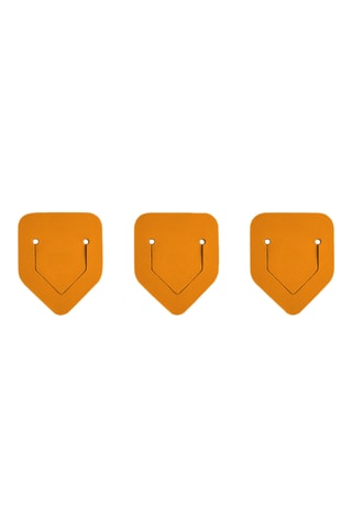3 Leren Bladwijzers - Oranje