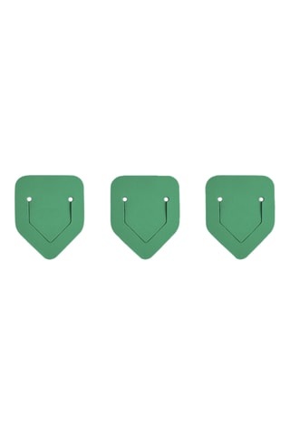 3 Leren Bladwijzers - Donkergroen