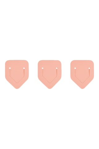 3 Leren Bladwijzers - Roze