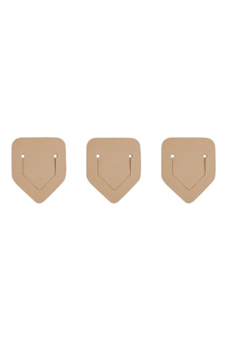 3 Leren Bladwijzers - Beige