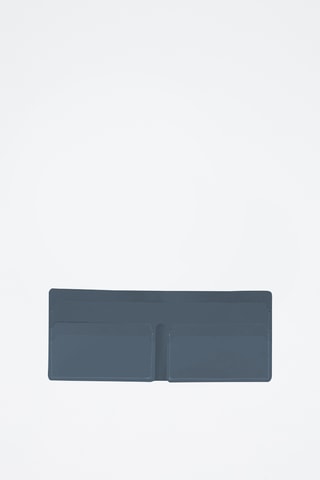 Leren Portefeuille - Petrolblauw 