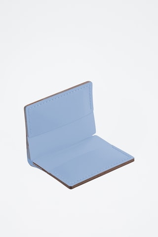 Leren Portefeuille - Hemelsblauw