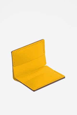 Leren Portefeuille - Geel