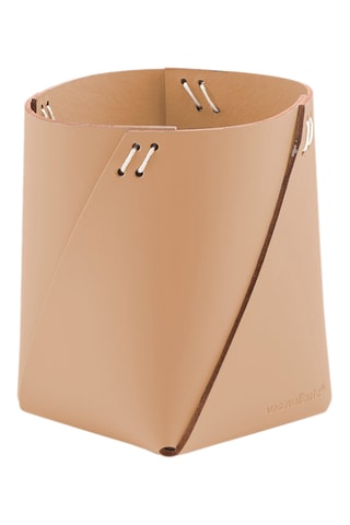 Leren Balpenhouder - Beige