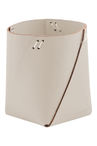 Leren Potloodhouder - Beige