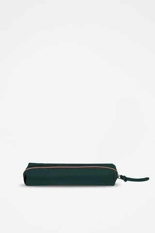 Leren Etui - Donkergroen