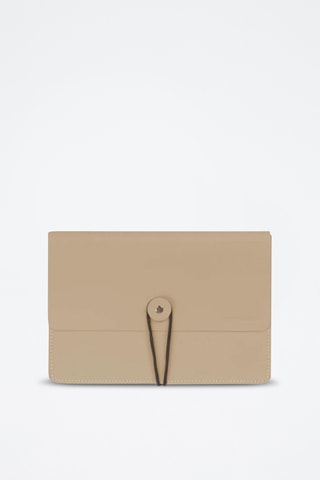 Leren Documentenhouder - Beige