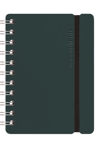 A6-Spiraalschrift - 80 Pagina's - Donkergroen