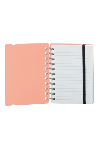 Spiraalschrift - 80 Pagina's - Roze - 12,5 x 15 x 1,5 cm