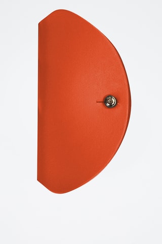 Leren Etui voor Oortjes - Steenrood