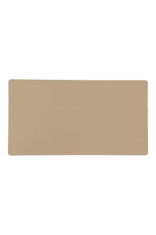 Leren Bureaumat - Beige