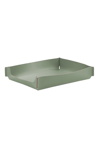 Leren Organizers - Kaki