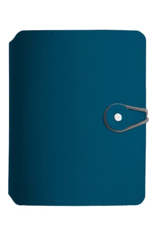 Gelinieerd A6-Notitieboekje - 80 Pagina's - Petrolblauw - 13 x 17 x 2,5 cm