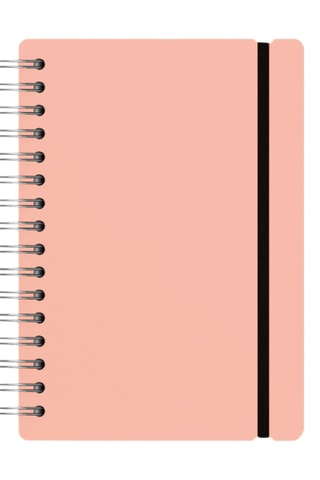 Gelinieerd Notitieboekje - 80 Pagina's - Roze - 16,5 x 21,5 x 2 cm