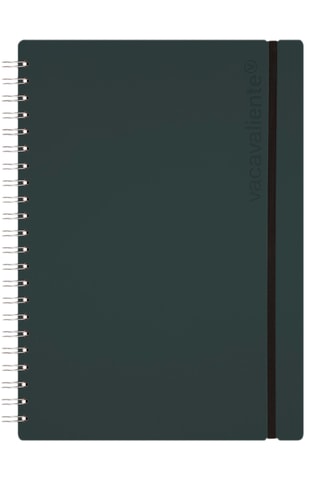 Spiraalschrift - 80 Pagina's - Donkergroen 23 x 30,5 x 2,2 cm