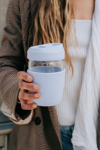 Borosilicaatglazen en Siliconen Reismok - 40 cl