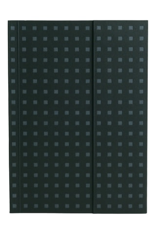 Gelinieerd Notitieboekje - 112 Pagina's - Grijs en Zwart - 12,5 x 17,6 cm