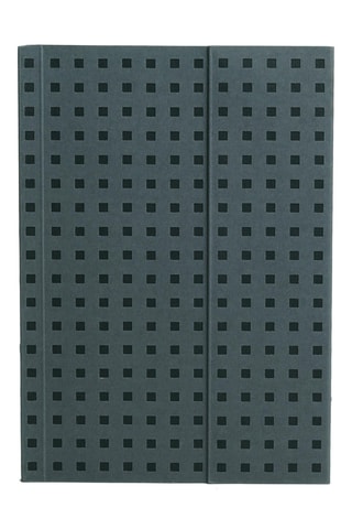 Gelinieerd Notitieboekje - 112 Pagina's - Grijs en Zwart - 12,5 x 17,6 cm