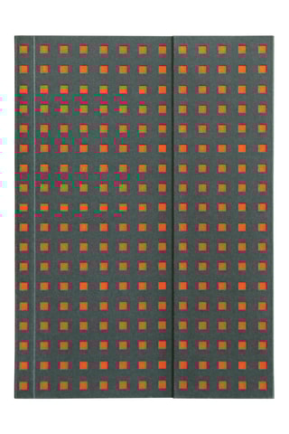 Schrift - 112 Pagina's - Grijs en Oranje - 12,5 x 17,6 cm