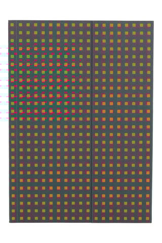 Gelinieerd Notitieboekje - 112 Pagina's - Grijs en Oranje - 17,6 x 25 cm