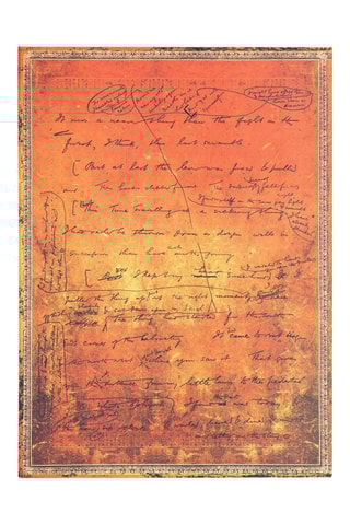Manuscriptdoos H.G. Wells - 31,5 x 4,5 x 23,5 cm - Oranje