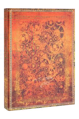 Manuscriptdoos H.G. Wells - 31,5 x 4,5 x 23,5 cm - Oranje