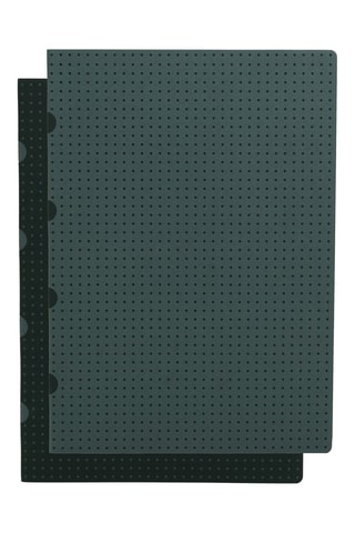 2 Notitieboekjes - 80 Pagina's - Zwart - 21 x 29,7 cm