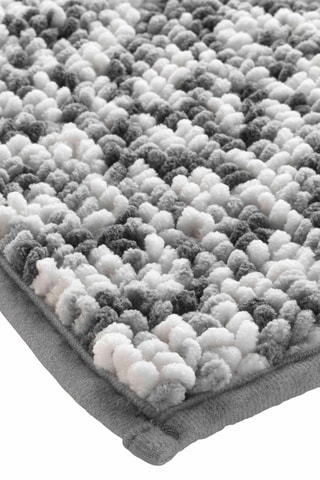 Tapis de bain Friza - Anthracite et gris - 45 x 75 cm
