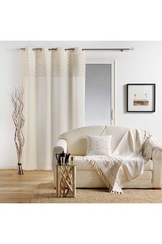 Coussin déhoussable Golden Sunset - Beige - 40 x 40 cm