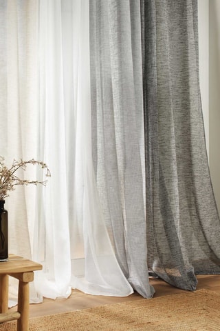 Voilage Carlin - Anthracite - 140 x 240 Cm