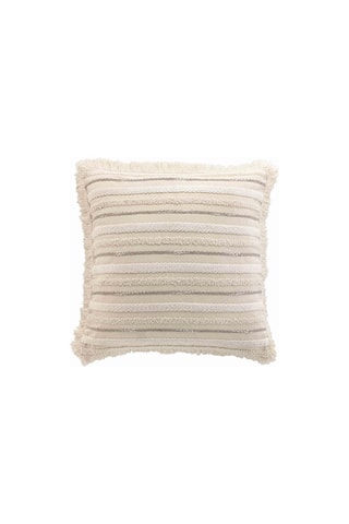 Coussin déhoussable Atlas - Beige - 60 x 60 cm