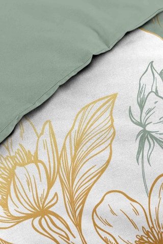 Parure de draps en coton Lolita - Blanc et vert