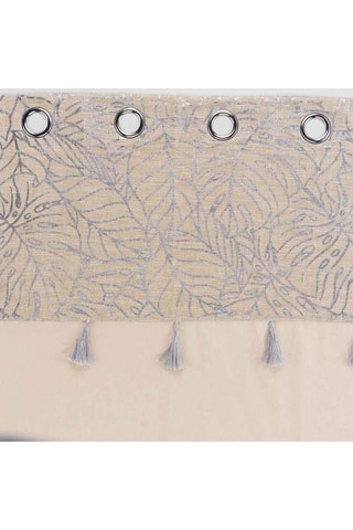 Rideau Solea - 
Beige et argenté - 140 x 240 cm
