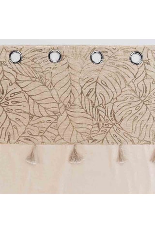 Rideau Solea - 
Beige et doré - 140 x 240 cm
