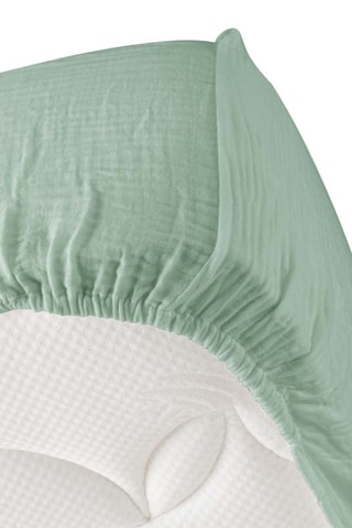Drap-housse 57 fils/cm² Angelia - Vert