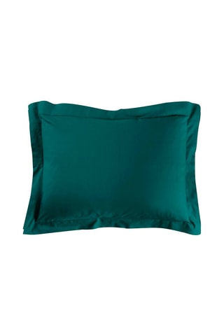 Taie d'oreiller en coton 57 fils/cm² Lina - Emeraude