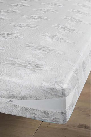 Protège-matelas Rena - Gris