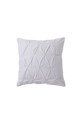 Parure de couette en coton - 57 fils/cm² Héloïse - Blanc