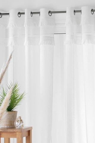 Voilage Frangina - Blanc - 140 x 240 cm