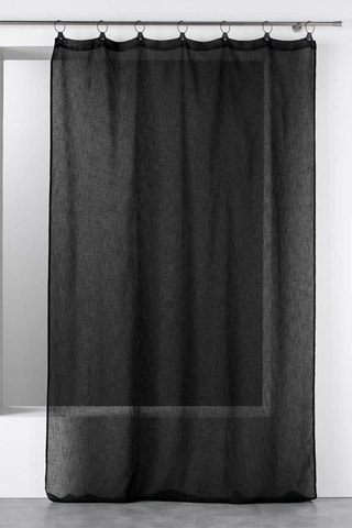 Voilage Linka - Noir - 140 x 240 cm