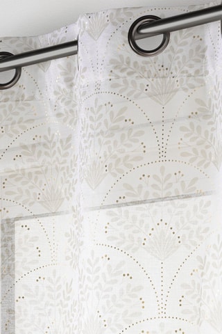 Voilage Majestia - Blanc - 140 x 240 cm